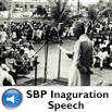 SBP Inaguration Cermony Speech