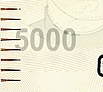 Security Features of 5000 Rupees